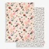 Eleanor Bowmer Miami Shells & Dalmatian Dot Set of 2 Cotton Tea Towels