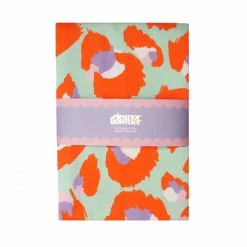 Eleanor Bowmer Turquoise Leopard Tea Towel